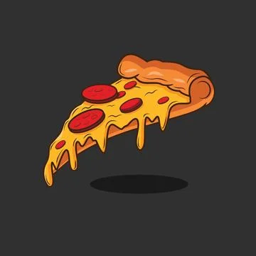 Illustration vector graphic of slice pizza, yummy pizza Stock-Illustration