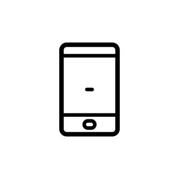 Illustration Vector graphic of smart phone icon Stock Illustration