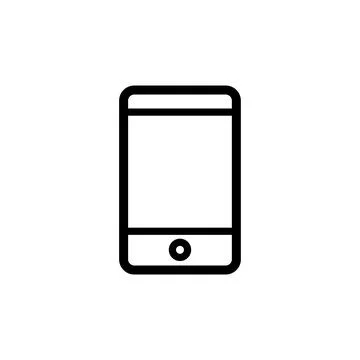 Illustration Vector graphic of smart phone icon Stock Illustration