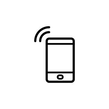 Illustration Vector graphic of smart phone icon Illustrazione stock