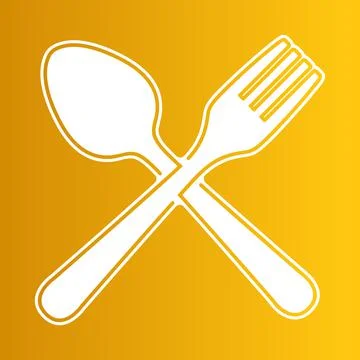 Illustration Vector Graphic of Spoon and Fork Logo. Perfect to use for Food C Stock Illustration