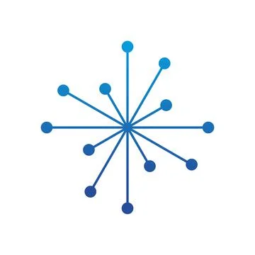 Illustration Vector Graphic of Star Dot Logo. Perfect to use for Technology C Stock Illustration