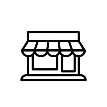 Illustration Vector graphic of store icon template Stock Illustration