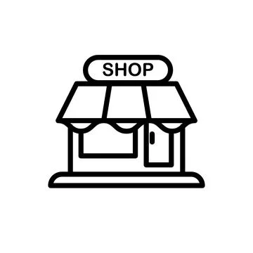 Illustration Vector graphic of store icon template Stock Illustration
