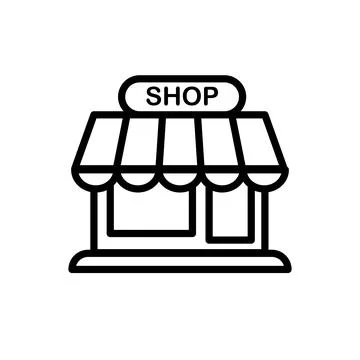 Illustration Vector graphic of store icon template Stock Illustration