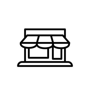 Illustration Vector graphic of store icon template Stock Illustration