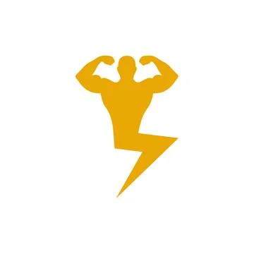 Illustration Vector Graphic of Thunder Gym Logo Stock Illustration