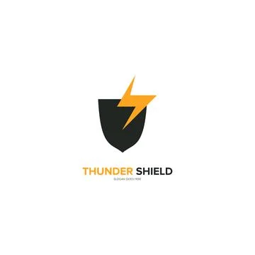 Illustration Vector Graphic of Thunder Shield. Perfect to use for Technology  Stock Illustration