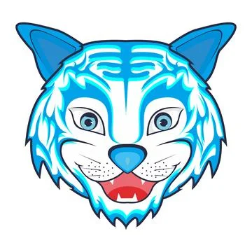 Illustration vector graphic of tiger head Stock Illustration