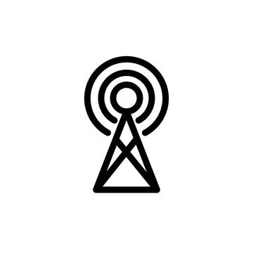 Illustration Vector graphic of tower icon template Stock Illustration