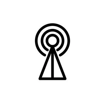 Illustration Vector graphic of tower icon template Stock Illustration
