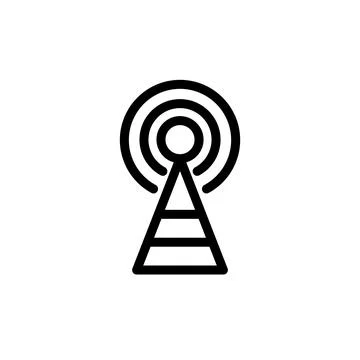 Illustration Vector graphic of tower icon template Stock Illustration