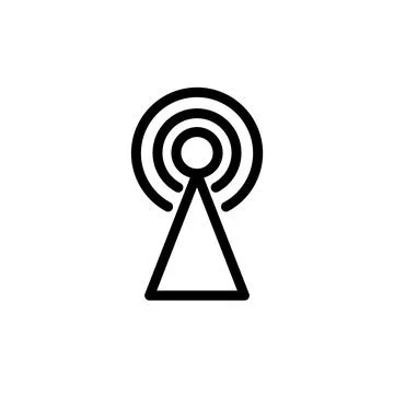 Illustration Vector graphic of tower icon template Stock Illustration