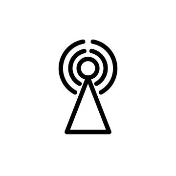 Illustration Vector graphic of tower icon template Illustrazione stock