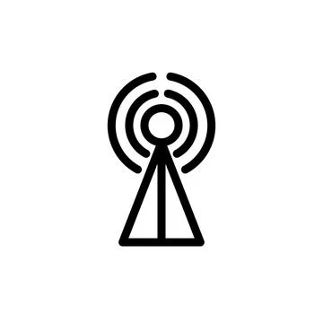 Illustration Vector graphic of tower icon template Stock Illustration