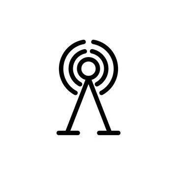 Illustration Vector graphic of tower icon template Illustrazione stock
