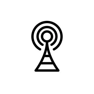 Illustration Vector graphic of tower icon template Stock Illustration