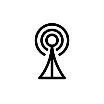 Illustration Vector graphic of tower icon template Stock Illustration