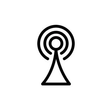 Illustration Vector graphic of tower icon template Stock Illustration