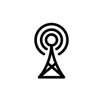 Illustration Vector graphic of tower icon template Stock Illustration