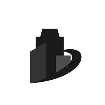 Illustration Vector Graphic of Town Logo Stock Illustration