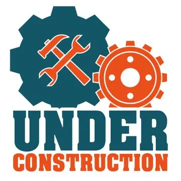 Illustration Vector Graphic Under Construction Illustrazione stock