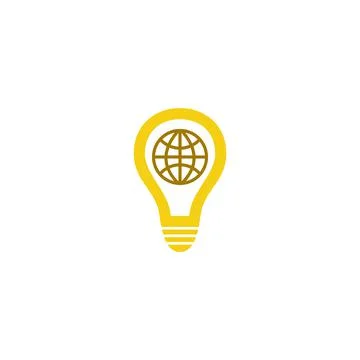 Illustration Vector Graphic of World Bulb. Perfect to use for Technology Comp Stock-Illustration