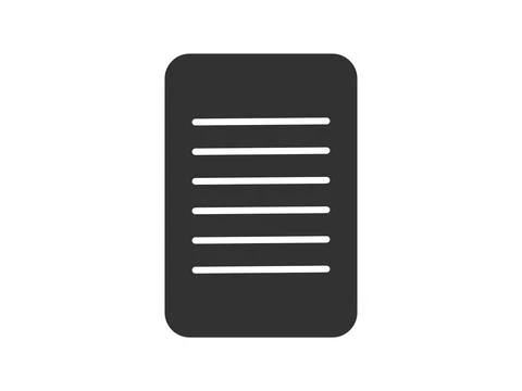 Illustration a vector icon depicting documents, suitable for web and mobile.. 스톡 일러스트