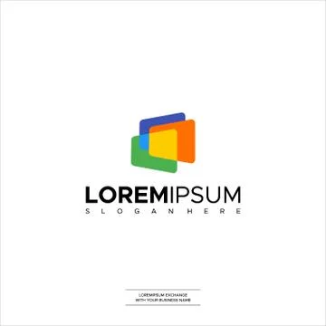 Illustration Vector Logo Icon Play Vector Illustration modern and elegant sty 스톡 일러스트