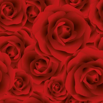 Illustration Vector Seamless Pattern Flower Rose Stock Illustration