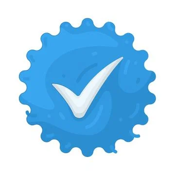 Illustration of verified Illustrazione stock
