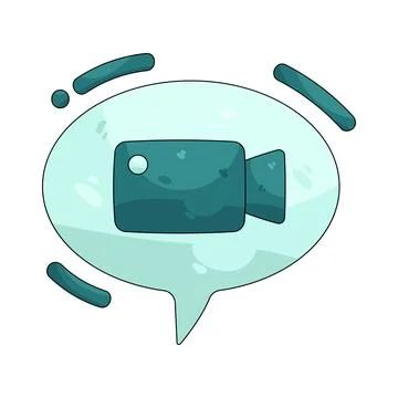 Illustration of video call Stock Illustration