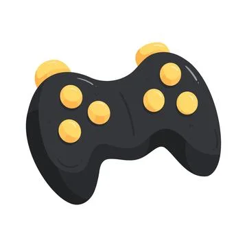 Illustration of video game controller Stock Illustration