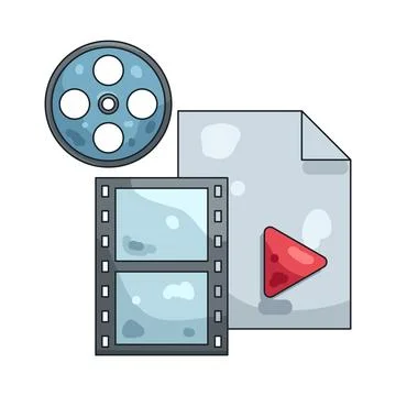 Illustration of video script Stock Illustration