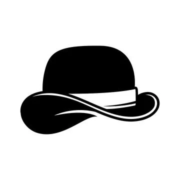 Illustration of vintage hat. Design element for logo, label, sign, poster, .. Stock Illustration