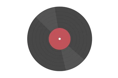 Illustration of a Vinyl Stock Illustration