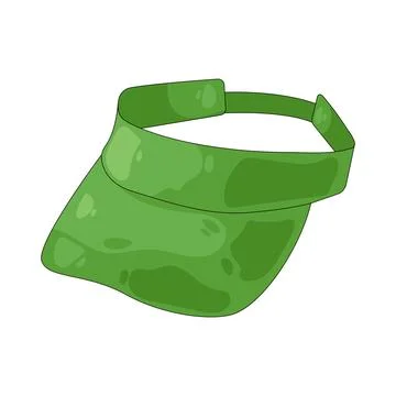 Illustration of visor cap Stock Illustration