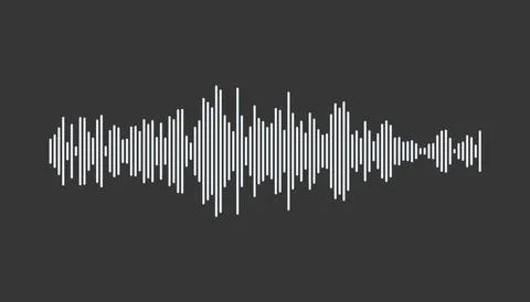 Illustration of a voice recording. 스톡 일러스트