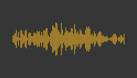 Illustration of a voice recording. 스톡 일러스트