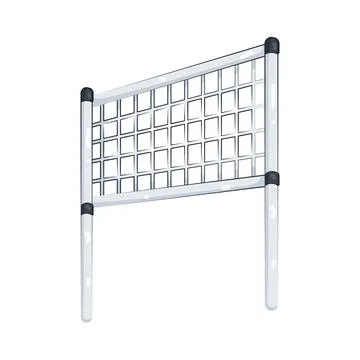 Illustration of volleyball net Stock Illustration