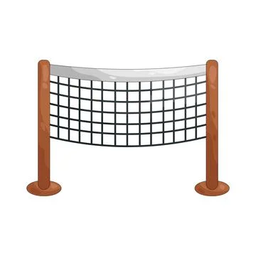 Illustration of volleyball net Stock Illustration