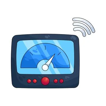 Illustration of voltage sensor Stock Illustration
