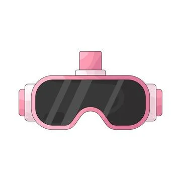 Illustration of VR glasses Stock Illustration