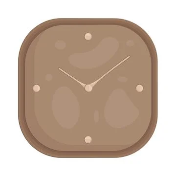 Illustration of wall clock Stock Illustration