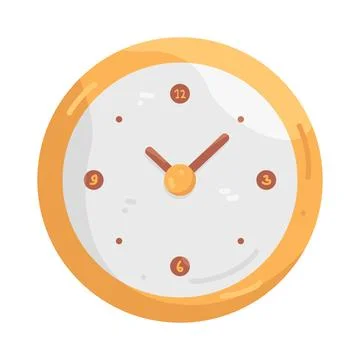 Illustration of wall clock イラスト素材