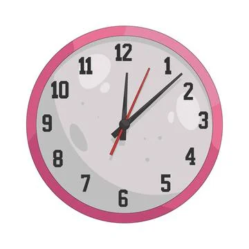 Illustration of wall clock イラスト素材
