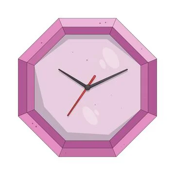 Illustration of wall clock イラスト素材