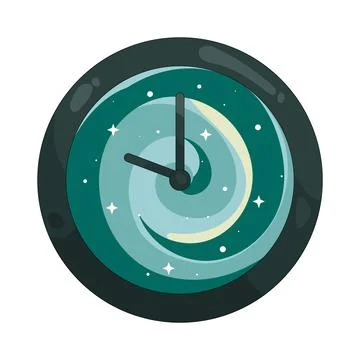 Illustration of wall clock イラスト素材