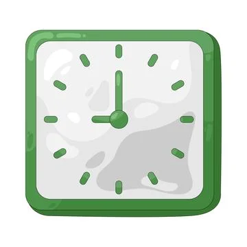 Illustration of wall clock イラスト素材