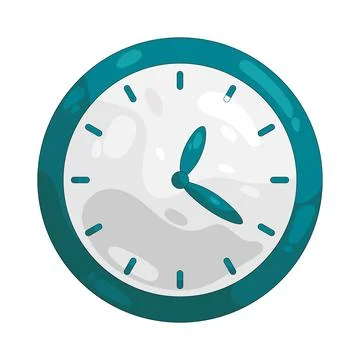 Illustration of wall clock イラスト素材